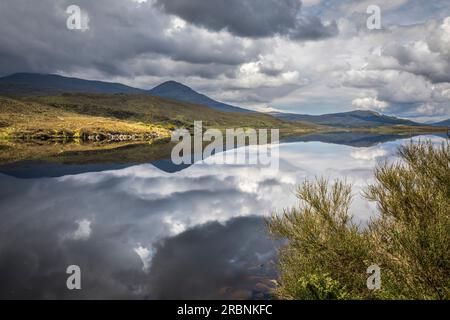 Loch a`Chuilinn near Garve, Ross-Shire, Highlands, Scotland, UK Stock Photo
